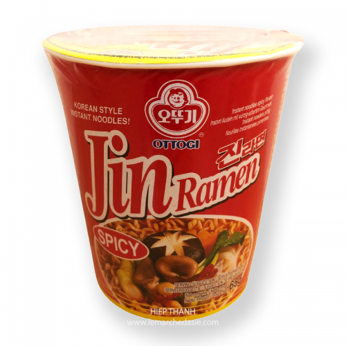 Cup Noodles Jin Ramen épicée 65g Ottogi