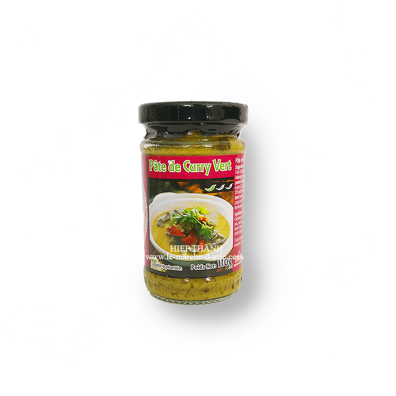 COCK BRAND - Pâte de curry vert - 50g - (PETIT D'ASIE / PETIT TANG)