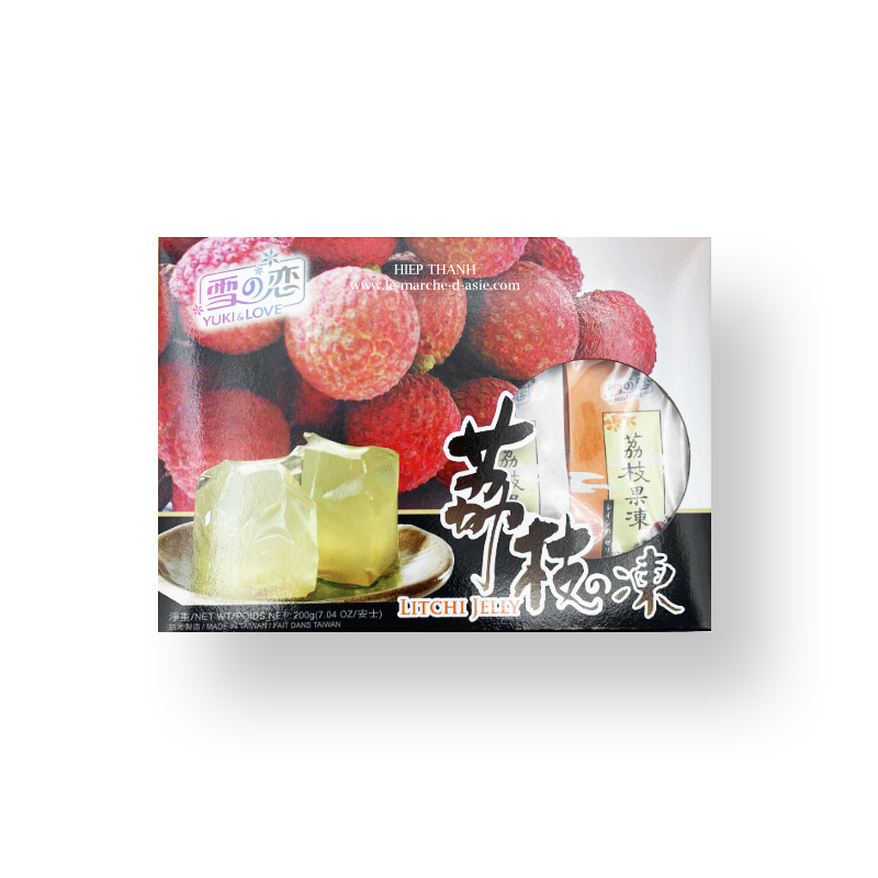 Gelées au litchi 200g (4x50g) - Yuki Love