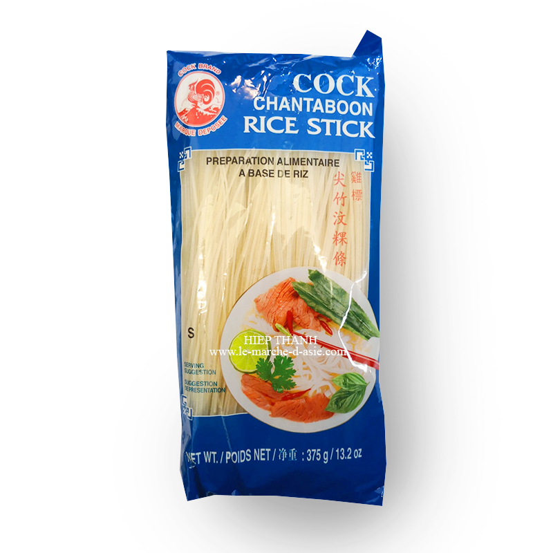Nouilles de riz à l'asiatique
