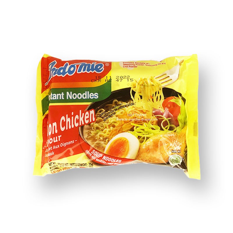 Nouilles goût poulet aux oignons Indomie