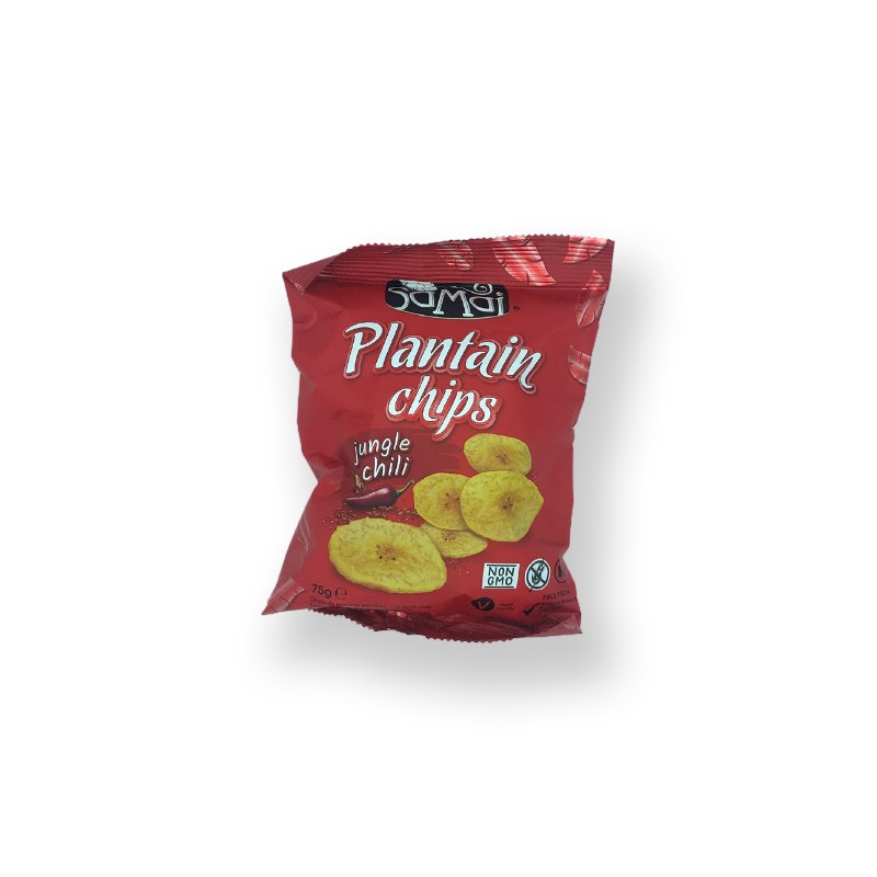 Chips de banane plantain Goût chili - 75g - Samai