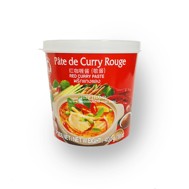 Good épices Pâte de curry rouge en 400gr